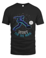Shoot For The Moon Soccer Astronaut Graphic Print Design