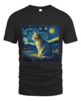 Cats Surrealism Starry Night Cyprus cat