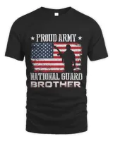 Proud Army National Guard Brother Shirt U.S. Military Gift