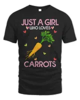 Carrot Vegetable Lover Tee Just A Girl Who Loves Carrots