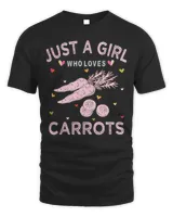 Funny Carrot Vegetable Lover Just A Girl Who Loves Carrots