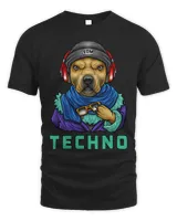 Techno American Bulldog DJ Headphones EDM Music Festival