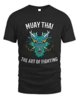 Funny Boxing Muay Thai and Thai Boxing Strong Asian Dragon