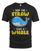 Whales Skip the Straw Save a Whale Ecofriendly
