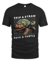 Turtle Lover Save Turtle 2Skip Straw 2Aid the conservation