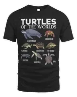 Turtle Lover Mens Turtles Of The World