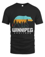 Bears Winnipeg Manitoba Canada Bear Pride Hiking Camping Vintage