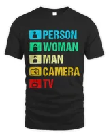 Person Woman Man Camera TV Funny Cognitive Test