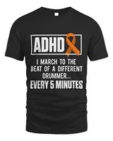 ADHD Awareness Beat Attention Deficit Warrior Survivor 21