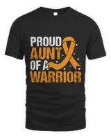 Kidney Disease Aunt Warrior Orange Ribbon Awareness Month