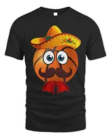 Funny Mexico Basketball Ball Sombrero Mustache Cinco De Mayo