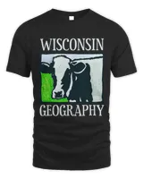 Wisconsin Geography Cow Farm Animal Farmer