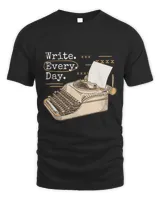 WRITE EVERY DAY Vintage Typewriter Writer Writing Meme