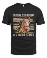 Working with horses is a stable career horse riding