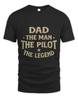 Pilot Job Dad The Man The Pilot The Legend Airlines Airplane Lover