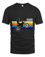 Motocross Biker Idaho Dirt Bike Clothing Vintage Motocross Idaho Dirt Bike