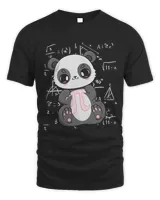 Pi Day 3.14159 Algebra Mathematic Anime Panda Bear
