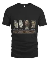 Funny Forest Bird Wildlife Animal Lover Gift Types Of Owl