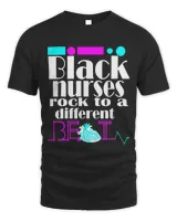 Afro Black Nurse Rock Heartbeat RN LPN NP Nursing Student