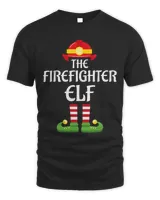 Firefighter Elf Family Matching Group Christmas Fireman