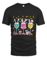 Floral Wine Glasses Easter Bunny Rabbit Alcohol Egg Women 2