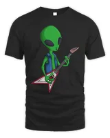 Electric Guitar Alien Musician Musical Super Strat
