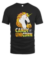 Unicorns candy corn horn pumpkin