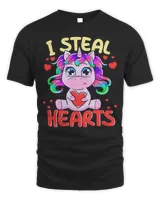 Unicorns Pony Cute Unicorn Love Heart I Steal Hearts Valentines Day 0 55