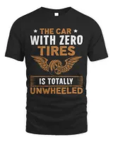 Car With Zero Tires Car Mechanic Design