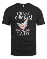 CRAZY Chicken Lady Funny Chicken Lovers