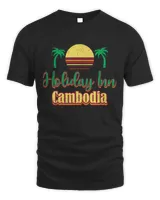 Retro Vintage Holiday Inn Cambodia Shirt  HH220511057