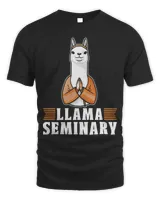 Llama Lover Christianity Seminary 2Jesus Catholic Bible Christian Llama