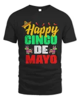 Happy Cinco De Mayo 5 De Mayo Viva Mexico 5 De Mayo Party T-Shirt