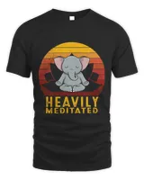 Elephants Lover Yoga Heavily Meditated Cute Elephant Meditation Meditation