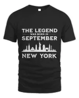 THE LEGEND WAS BORN IN SEPTEMBER NEW YORK