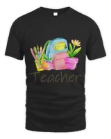 Teacher Job Pastel Flowers