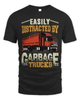 Truck Lover Trucker Easily Distracted by Garbage Trucks 69 Trucks