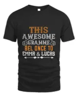 This  Awesomegramme Papa T-shirt Father's Day Gift