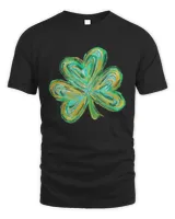Cute St Patricks Four Leaf Clover T-Shirt_477