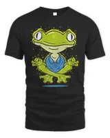 Funny Frog Yoga Philosophy Meditation Pose T-Shirt