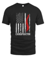 Chiropractic american flag chiropractic assistant 4062 T-Shirt