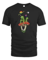Mushroom Alien LGBT-Q Gay Pride LGBT-Q Proud Ally Planets