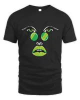 Womens Woman Face Black History Month BLM Melanin Pride Afro Queen T-Shirt
