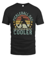 Pickleball Dad Shirt, Funny Vintage Pickleball Player Father's Day Gift, Pickle Ball Clothes Graphic Tee for Men