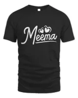 Womens Meema design from Grandchildren Funny Mothers Day Meema V-Neck T-Shirt