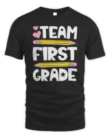 Team First Grade Funny 1st Back To School Teacher Student