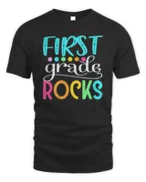Team First Grade Hello 1st Grade Rocks Back To School Funny