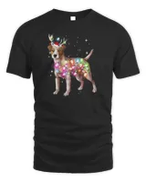 Jack Russell Terrier Christmas Lights Pajama Funny Dog T-Shirt