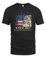 Jack Russell Terrier Dog 4th of July Independence Day T-Shirt