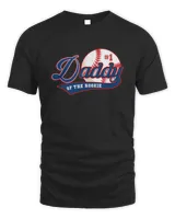 Mens Daddy of Rookie of Year 1st Birthday Baseball Theme Matching Shirt HH220727027